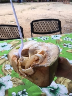 ココナッツの刺身