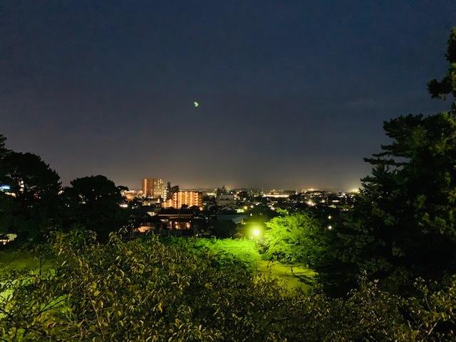 松阪城址公園 眺望 松阪市