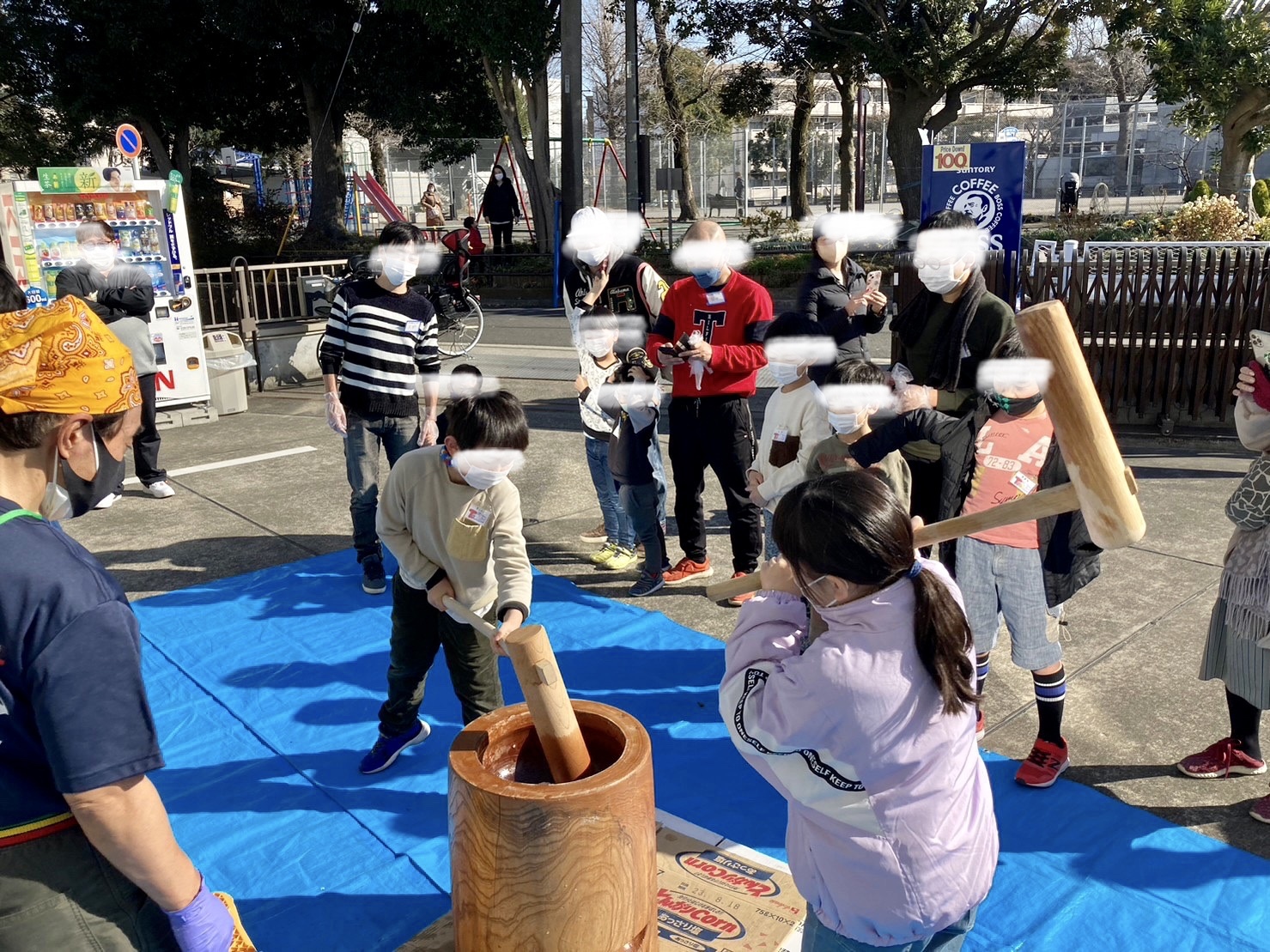 子安の丘みんなの家　餅つき大会