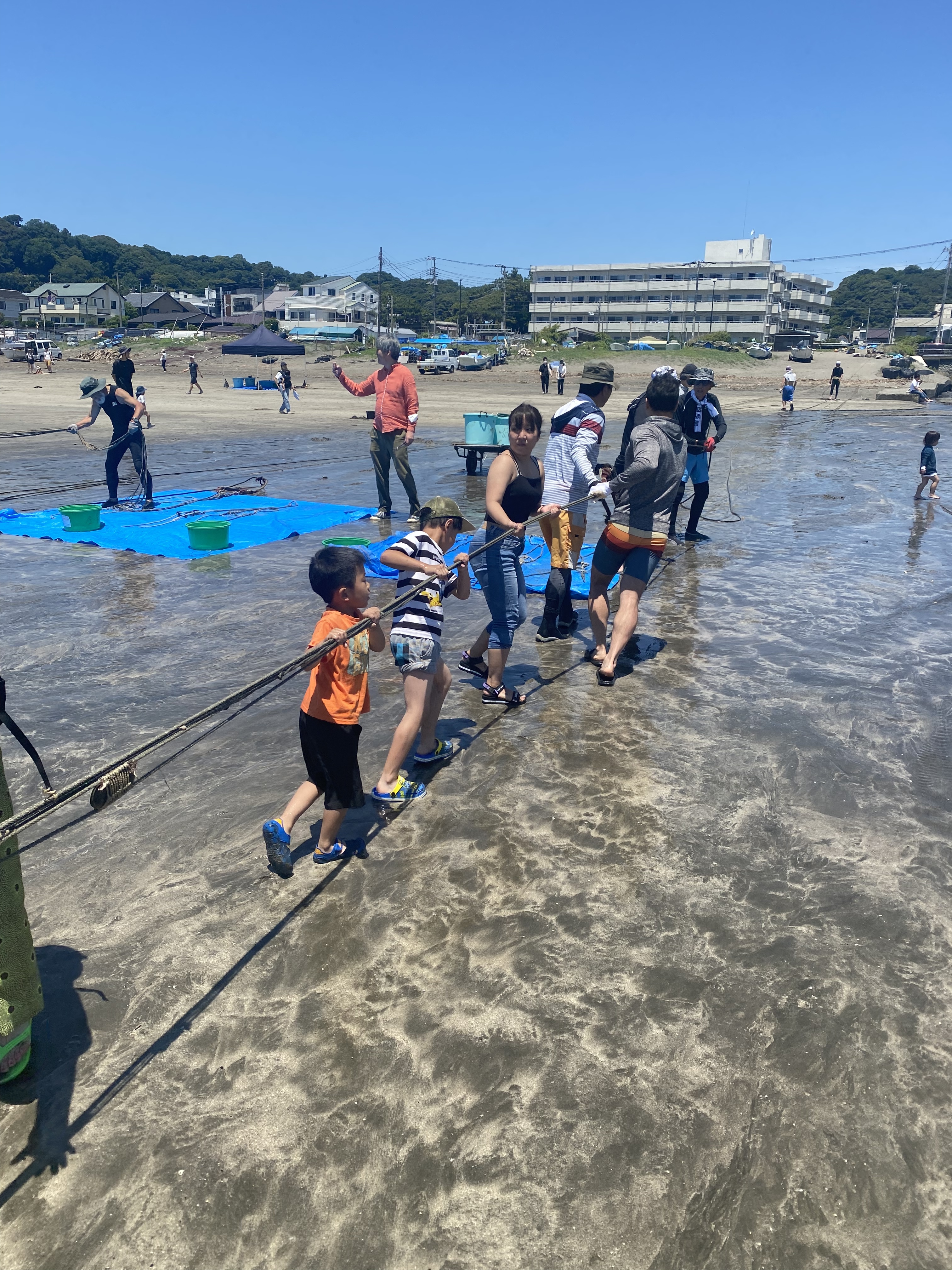 子安の丘みんなの家　地引網