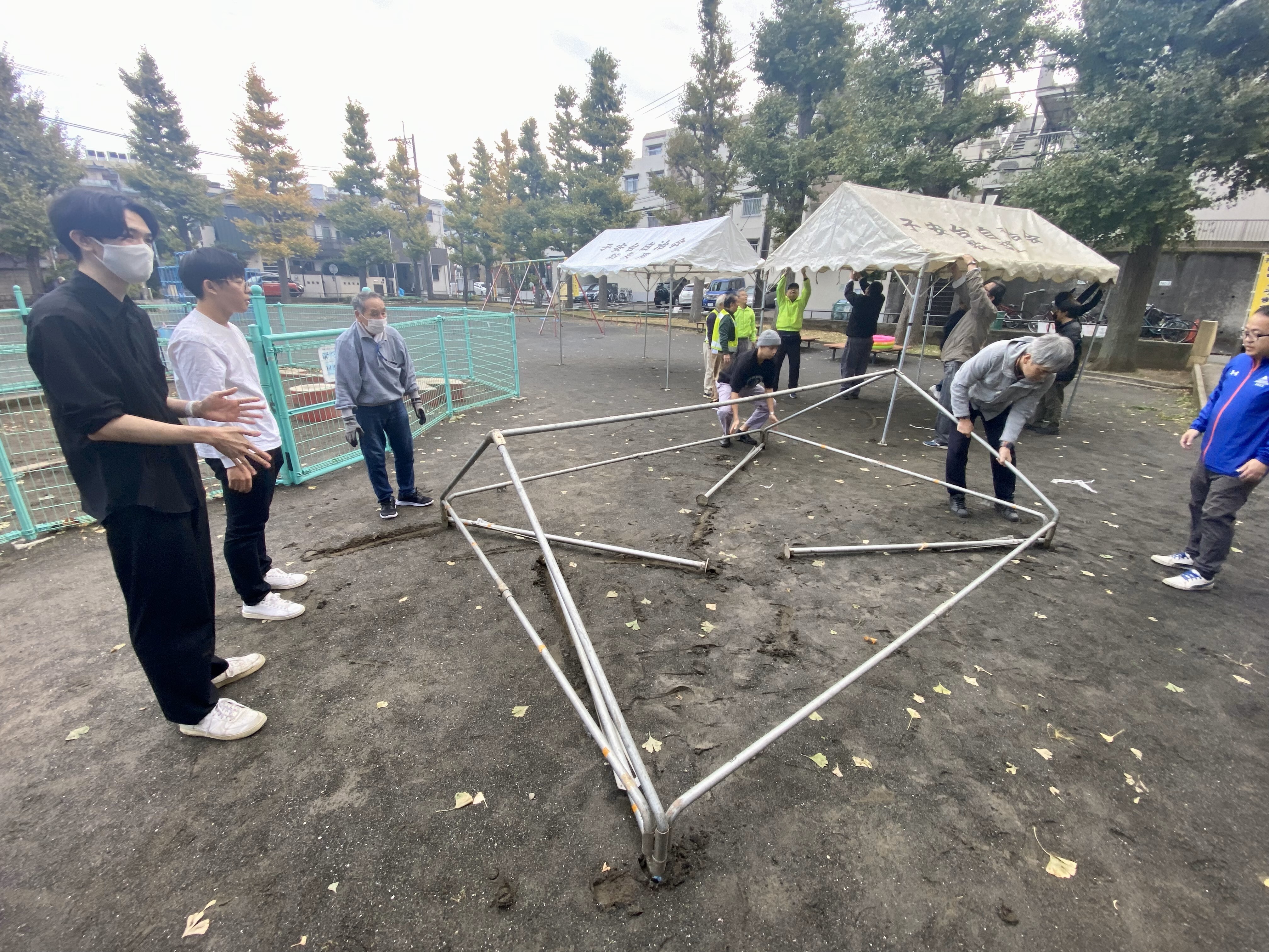 イチョウ祭り　ボランティア